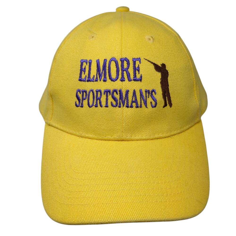 Elmore Sportsman's Slideback Baseball Cap Yellow One Size Embroidered Fahrenheit